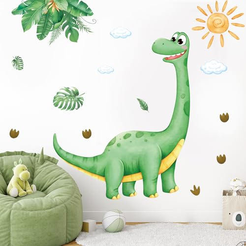 SHUCHING Wandtattoo Dinosaurier Groß | Dino Wandsticker Kinderzimmer Junge