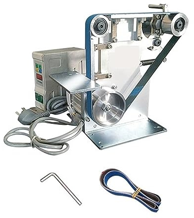 Levigatrice A Nastro Grinder Affilacoltelli 762x25mm Levigatrice A Nastro Elettrico Macchina For La Lavorazione Del Legno Nastri Abrasivi Smerigliatrice, Basso rumore(Group1)
