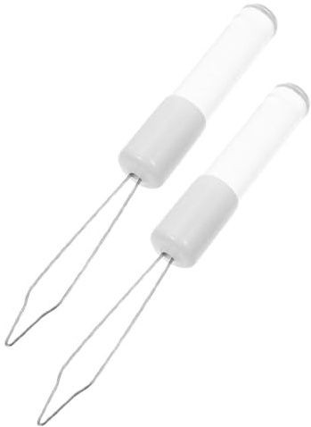 Acryl Knopfhaken Ankleidehilfe für Senioren für Kleidung | Reißverschluss Ziehhilfe, 2 Stück Pack, Leicht zu Verwenden, Unterstützt Schnelles Anbringen von Knöpfen