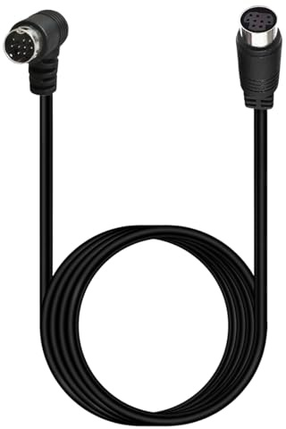 Cavo DIN a 9 pin | Cavo video da 70,8 pollici maschio a femmina, cavo a 9 pin, connettore spina e riproduzione per proiettore per ricevitore TV