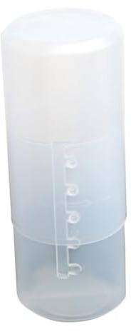 Anneome Organisateur de Pinceaux Maquillage Portable avec Couvercle Anti-poussière Seau Réglable PVC pour Rangement Cosmétique Trousse pour Voyage et Domicile