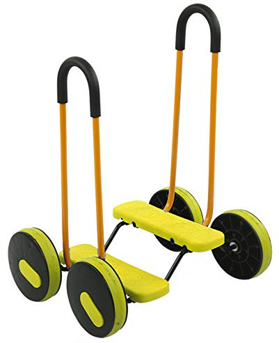 PDKJNID Kindergarten Physical Exercise Equipment, Sensory Training, Fitness Equipment, Outdoor Sports, Early Education Toys, Suitable for Children Under 10 Years Old, Exercise Leg Strength,Yellow