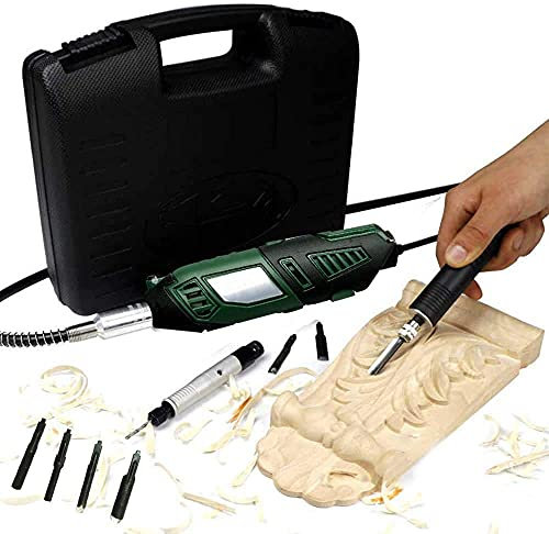 Scalpello Elettrico Scalpello per Intaglio del Legno Kis Utensili per Scalpello Ad Alta velocità per La Lavorazione del Legno con Funzione di Lucidatura