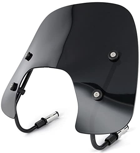 QTIPY Motorrad Windabweiser Für Piaggio Für Vespa Für Sprint 150 2016-2021 Motorrad Windschutzscheibe Windabweiser Scooter Zubehör Windschutzscheibe (Color : Model 2)