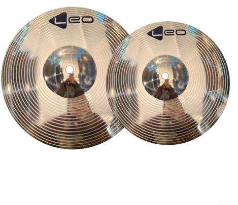 Cymbals Splash - Platillo de 10 pulgadas para juego de tambor, acabado tradicional, latón, tambor de jazz, toallitas de latón tradicional,para principiantes jugadores profesionales programas de música