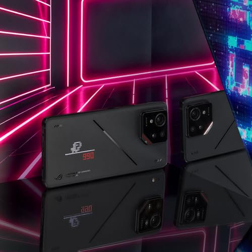 ASUS ROG Phone 9 Pro, EU Official, Phantom Black, 16GB RAM 512GB Speicher, Snapdragon® 8 Elite, 6,78“ 185Hz AMOLED, Sony® Lytia 700: 50 MP Kamera