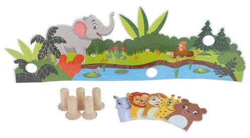 TOBBOMEY Filz Fingerpuppen Für Junge Mädchen Waldtier Motive Weiches Filzmaterial Partygeschenke Und Erzählhilfen Für Kleinkinder