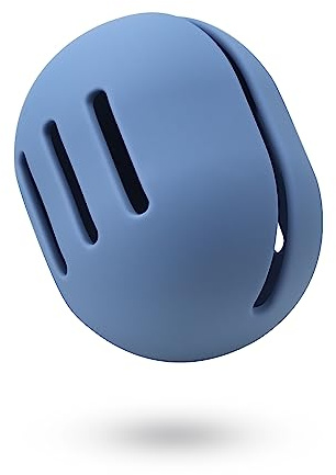 BEZOX Reisetasche für integrierten Make-up-Schwamm, Silikon, waschbarer, wiederverwendbarer Make-up-Schwammhalter, Blender-Halter, Beauty-Make-up-Schwamm, schützende Tragetasche (Blau)