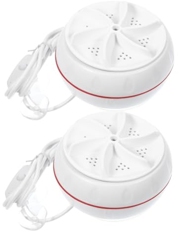 Angoily 2stücke Mini-waschmaschine Tragbar Für Wohnheim Kleine Waschmaschine Für Unterwäsche Und Socken Spart Wasser Und Strom Geräuscharm Und Langlebig