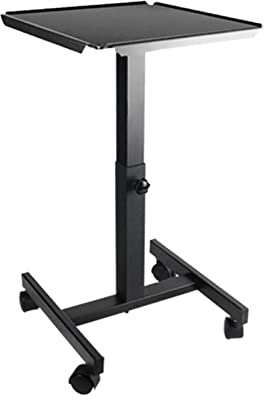 Universal Telescopic Projector Stand & Mount Bracket - Portable Adjustable Trolley Worktable for Home Office & DJ - Movable 90cm Projector Shelf & Laptop Stand