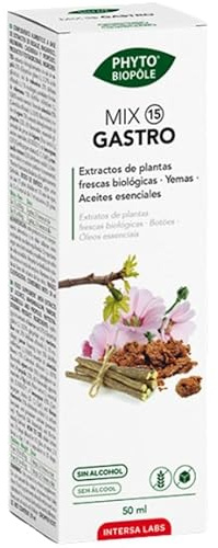PhytoBiopole Mix Gastro N15 Eco 50ml Protector Digestivo Natural | Fito-Tradicional, Maceración Plantas y Yemas Frescas, Alivia Digestiones Pesadas, Bienestar Digestivo, Vegano