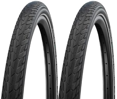 2 Stück 28 Zoll Road Cruiser 37-622 Fahrrad Reifen28x1.40 mit Reflex