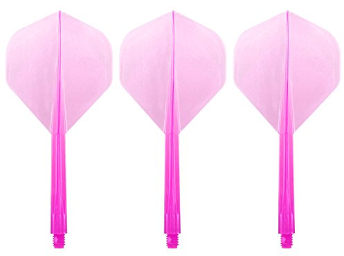 Condor Zero Stress Flight System - Standard Clear Pink - Dart Flights Long