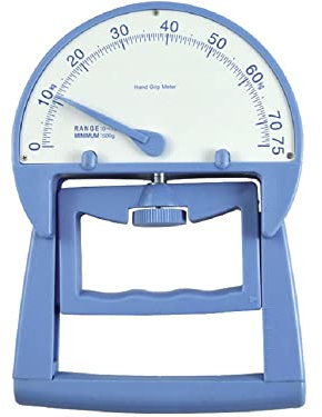 Gima - Dynamomètre avec poignée pour la mesure de la force dans les mains, Charge 75 kg.