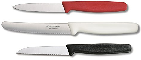 Victorinox 3-TLG. Gemüsemesser-Set Küchenmesser Standard (Bunt)
