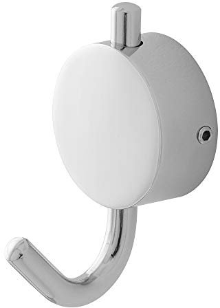 Inbagno Set Accessori Bagno a Muro in Acciaio Cromo Doppio Fissaggio Tasselli e Biadesivo 3M (8x5)