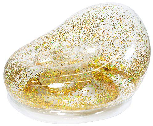 Air Candy Aufblasbare Stühle im Stadtstil (AirCandy Gold Glitter Aufblasbarer Stuhl)