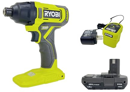 Ryobi ONE+ 18V Cordless 1/4 in. Impact Driver Kit with 1.5 Ah Battery and Charger (P235AK1)