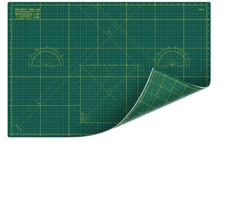 Shiny Merry Selbstheilende Schneidematte, A1, 61 x 91,4 cm, doppelseitig, Grün