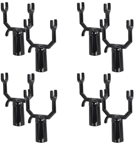 Patty Both Baumzweigstütze aus Metall, 1,9 cm, Krückenstützvorrichtung, Baumglättungs-Set, Stützen von Zweigen, Gartenpfähle, Besenstange, Anker, Rundrohr, Garten, Hof, 8 Stück