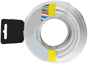 Zarivy Bobina di cavo coassiale schermato in alluminio, 50 metri. Ideale per trasmettere segnali di qualità e durata, perfetto per installazioni professionali.