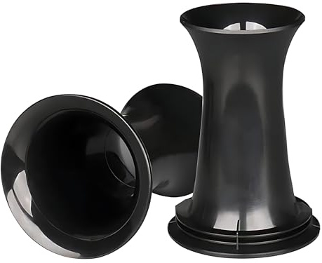 honseelia 2 tubi per porta altoparlante, 82 mm x 110 mm, in ABS, per subwoofer e bass reflex, per auto, DJ, HiFi, Home Theater, woofer audio professionale
