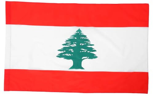 Levemolo Bandera Nacional Del Líbano Pancarta De Poliéster Bandera Para Exteriores Decoración De Fiesta Para Celebraciones El Exhibiciones Patrióticas