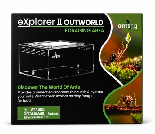 Ants HQ eXplorer II Outworld | Ant Farm | Large | Ant Habitat for ant colony