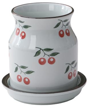 QCKNKMGG Organizador de Utensilios para Encimera, Porta Utensilios de cerámica de Estilo japonés con Base Antideslizante de 5,5 Pulgadas, Varios tamaños(D)
