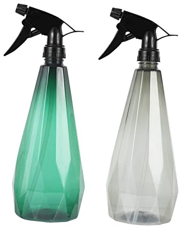 ifundom 2 Pièces jardinage Bouteilles en plastique pulvérisateur de 1 l flacon pulvérisateur en plastique de nettoyage bouteille de pulvérisation