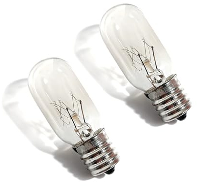2 Pack 10692 Microwave Bulb 110-130V Wide Voltage E17 T7 5W Compatible with GE Appliance Bulb Fits for Appliance Bulb Lava Lamp