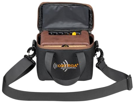 Ortega PTWO-BU Amplificateur de guitare acoustique 12 W Bluetooth avec effets et sac
