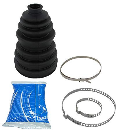 SKF Antriebswellen-Faltenbalgsatz mit Schellen VKJP 01001 S Position Vorderachse Höhe 110 mm Länge 190 mm Breite 110 mm - OE-Qualität