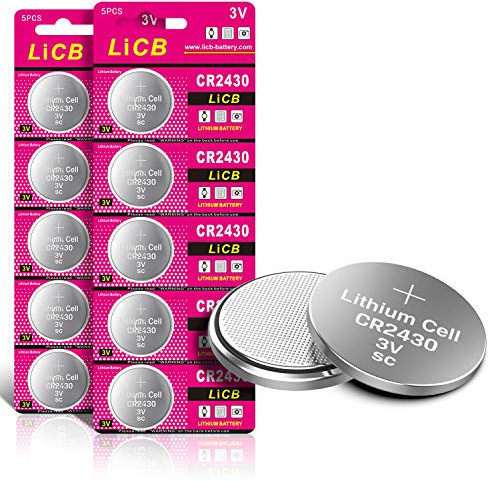LiCB CR2430 Lithium-Knopfzelle 3V 10 Stück