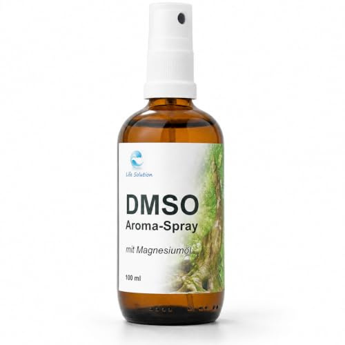 Life Solution DMSO Aroma-Spray - Dimethylsulfoxid in 99,9% pharmazeutischer Reinheit - mit Magnesiumöl und ätherischem Zitronenöl