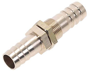 Geeyu ZHaonan- Messingschlauch, 6 8 10 12 14 16mm Schlauchkupplung Bulkhead Messing Barbed Rohr Rohrfitting, Coupler Adapter for Brennstoff Gas Wasser, Wasserschlaucharmaturen (Color : 8mm to 5mm)