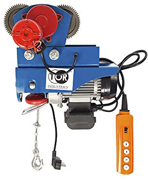Elektrisk lina, vinsch med löpkatt PA 600/1200 kg, 20/10 m