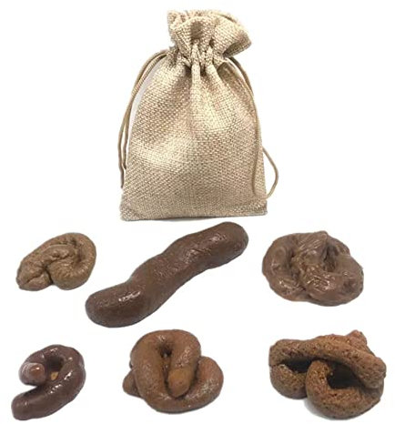 6 Stücke Kackhaufen Spielzeug Falsch Poop Realistische Gefälschte Turd Scherzartikel Neuheit Kacken Gefälschte Poop Spielzeug Lustiger Streich Gefälschte Turd Für Aprilscherz, 6 Verschiedene Formen