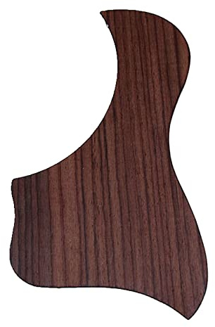 Holz Vintage Gitarre Schlagbrett Anti-Kratzplatte Kleber Universal für Akustik Folk E-Gitarre (rechter Vogel)