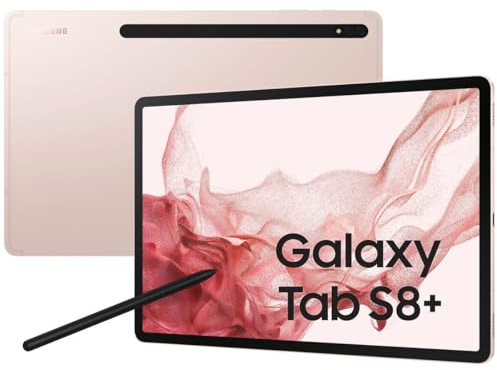 Tablet Samsung Galaxy Tab S8+ 5G 12,4 Qualcomm Snapdragon 8 Gen 1 8 GB RAM 128 GB Rosa
