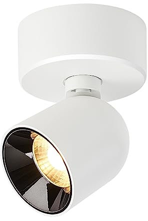 Dr.lazy Indoor 12W LED Adjustable Ceiling Spots Ceiling lamp Ceiling Light Spotlight Surface Mounted spotlights Downlight for Hallway Lounge Bedroom Office (White/Warm White)