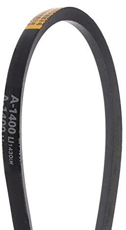 sourcing map A-1400 Trapezoidales Correas Transmisión Correa 1400mm Interior Circunferencia Goma para Potencia Transmisión