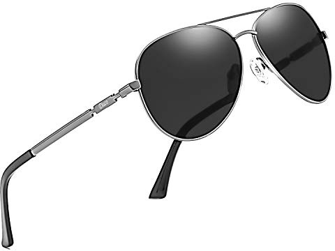 DUCO Classic Polarised Pilot Sunglasses For Mens Womens Unisex UV400 Protection Vintage Classic Men's Polarized Sun Glasses 3025K