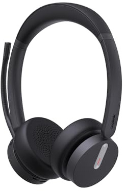Yealink WH64 Hybrid Dual UC Headset inkl. Dongle - Hybrid-Technologie, Universelle Kompatibilität, Zwei-Ohr-Design, Geräuschunterdrückung, USB
