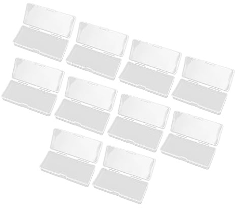 ORFOFE 10pcs Holder Plastic Blazes Box Disposal Small Container Bins for Organizing Bank
