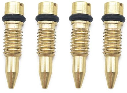 Vergaser Schwimmerschale Ablassschraube kompatibel für CB650SC CB650 CB750A CB750C CB900C CB1100F CB750 CB900 CB1100F CB 650 750 900 A C F (4 Stück)