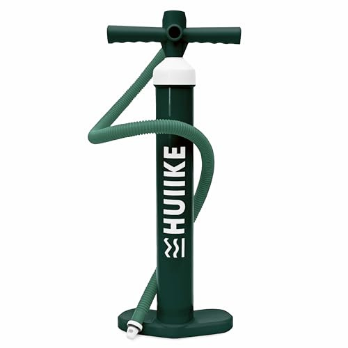 HUIIKE Paddle Board Pump Manual with Double Action Sup Hand Pump of 15 PSI, Stable Handpump for Paddleboarding, Paddleboard Handpump | Paddle Board Accessories for Inflatable Stand Up Paddleboard
