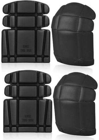 XFSRG 2 Pièces Protections pour Genoux Coussinets de Genouillères Ergonomiques Flexibles Inserts pour Poches Pantalon Travail D'artisan Genouillères de Jardinage
