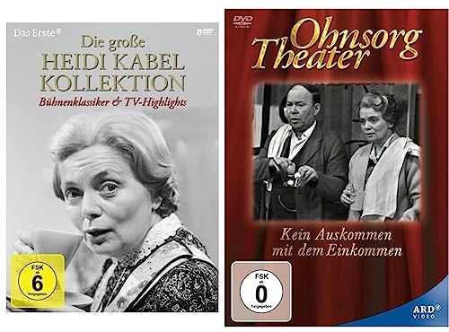 Die große Heidi Kabel Kollektion - Bühnenklassiker & TV-Highlights [8 DVDs] & Ohnsorg Theater - Kein Auskommen mit dem Einkommen