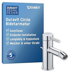 Duravit CE2400001010 Circle Robinet de Bidet, Chrom